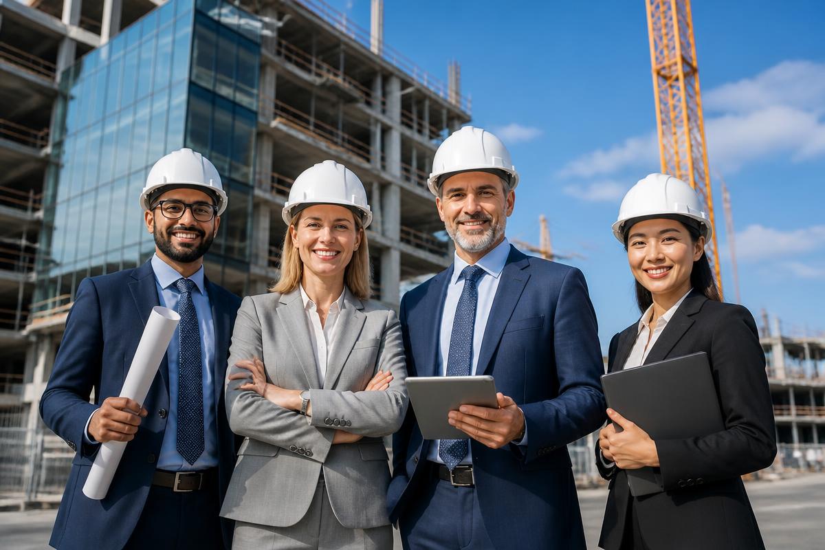 Equipo profesional de Constructora Salmo 144 en obra